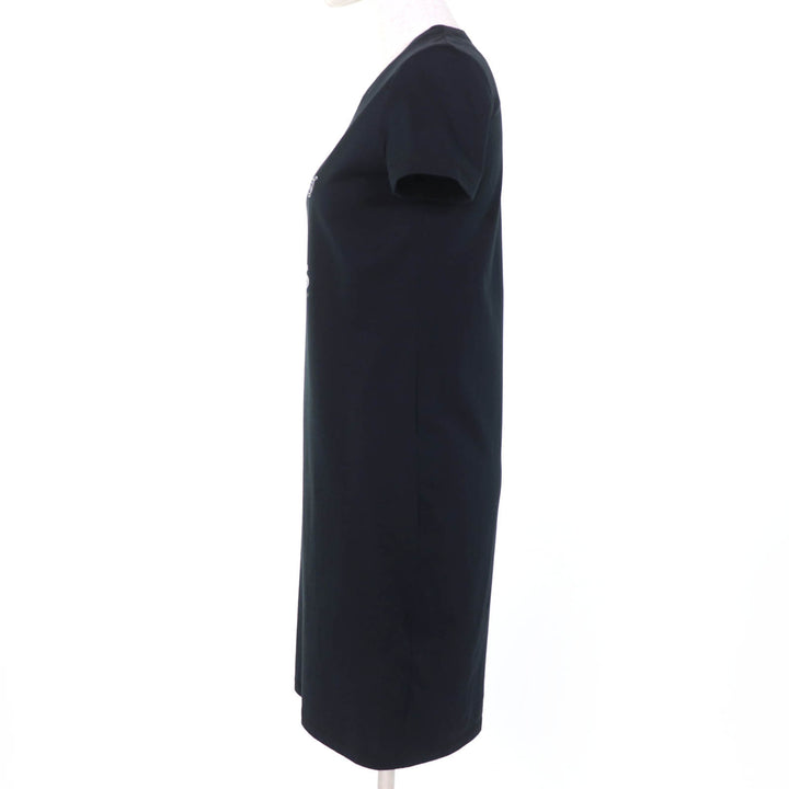 Excellent HERMES one piece Do Re Boucles Short sleeve black Women 34 3H4506DL