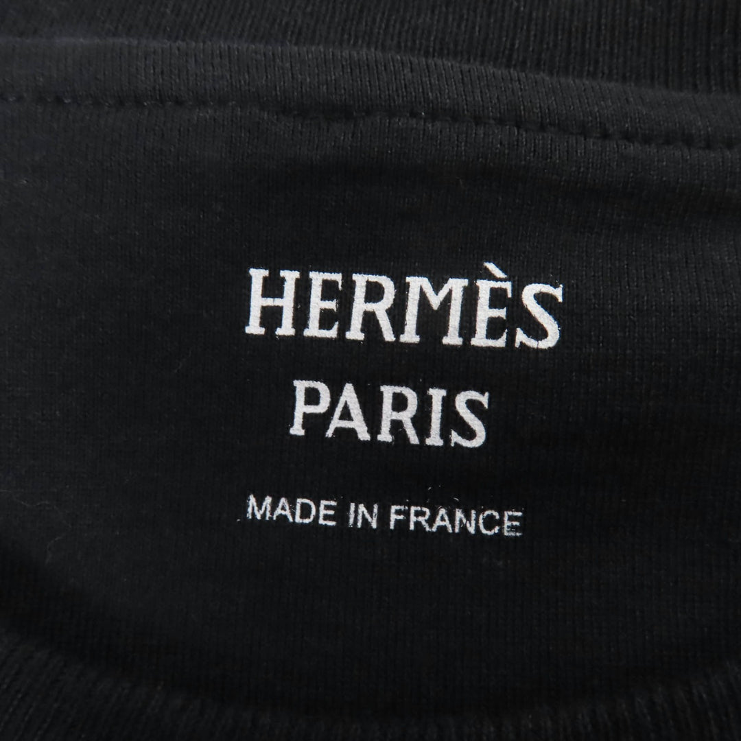 Excellent HERMES one piece Do Re Boucles Short sleeve black Women 34 3H4506DL