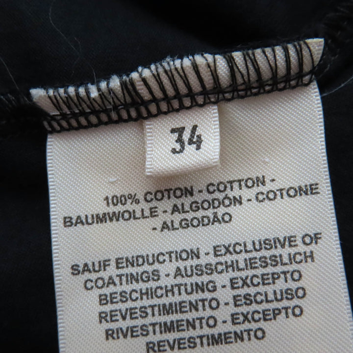 Excellent HERMES one piece Do Re Boucles Short sleeve black Women 34 3H4506DL