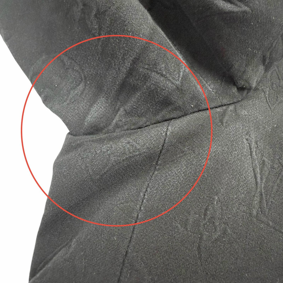 Great LOUIS VUITTON suit Embossed Monogram Double-Breasted black