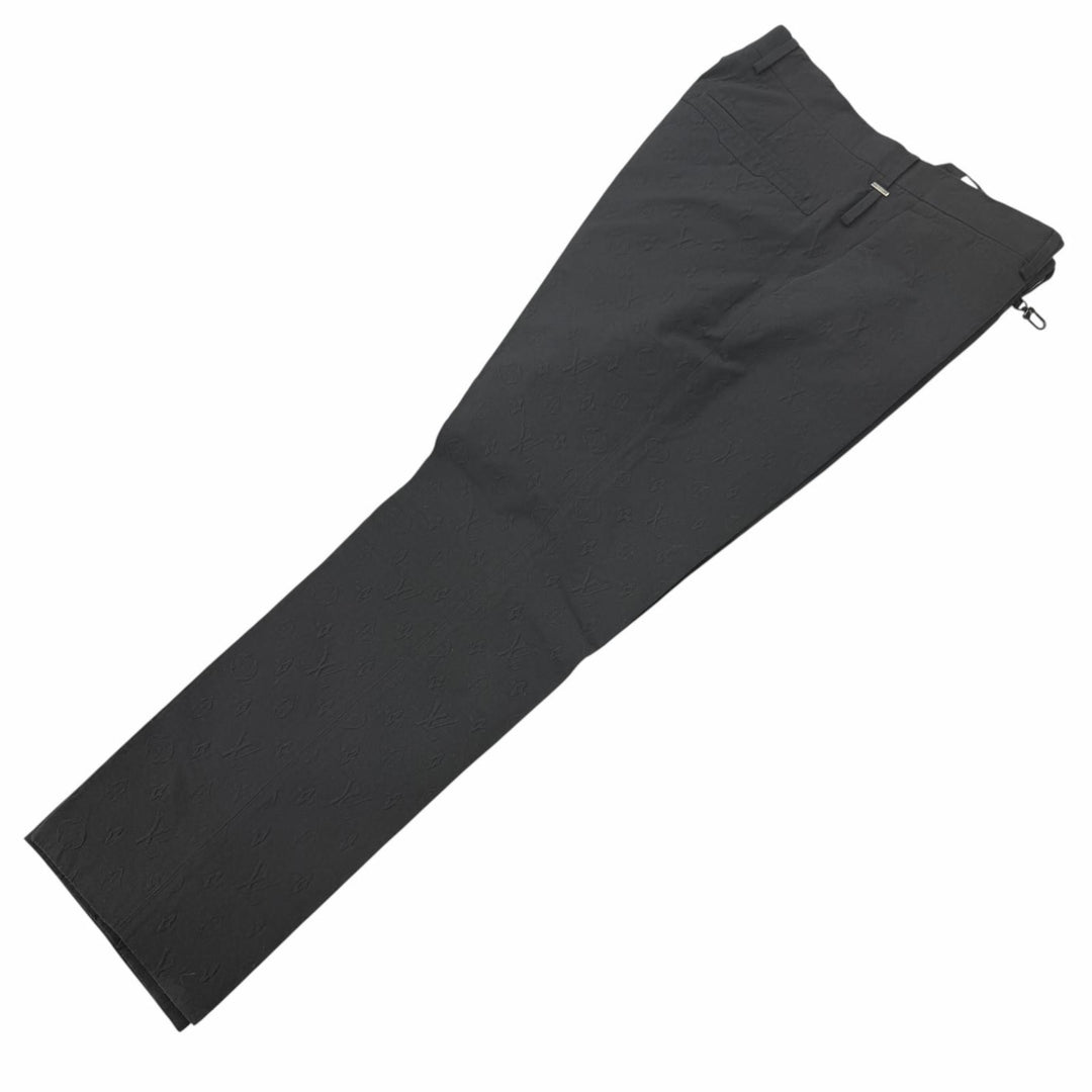 Great LOUIS VUITTON suit Embossed Monogram Double-Breasted black
