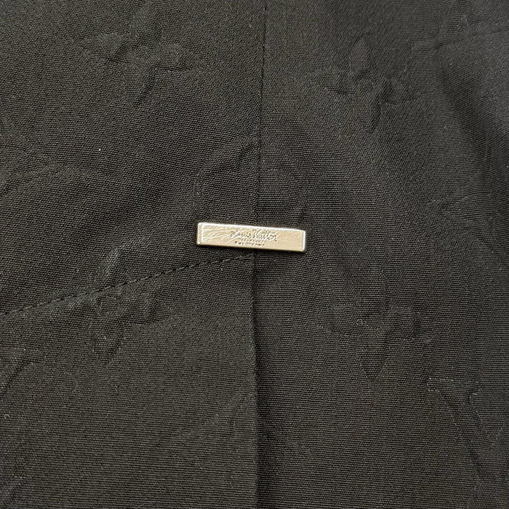Great LOUIS VUITTON suit Embossed Monogram Double-Breasted black