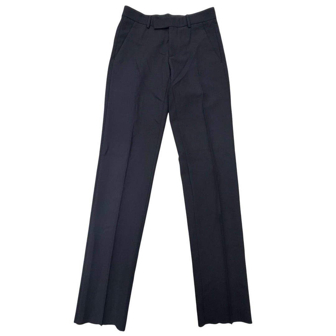 Pristine DIOR Pants Single-breasted slacks trousers Navy wool