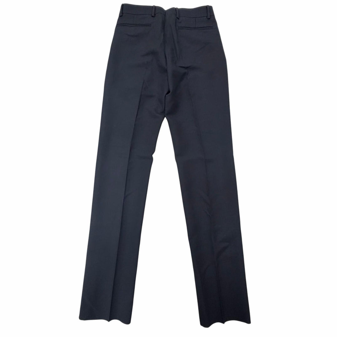 Pristine DIOR Pants Single-breasted slacks trousers Navy wool