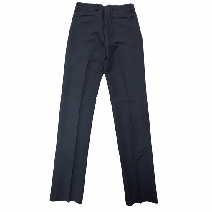 Pristine DIOR Pants Single-breasted slacks trousers Navy wool