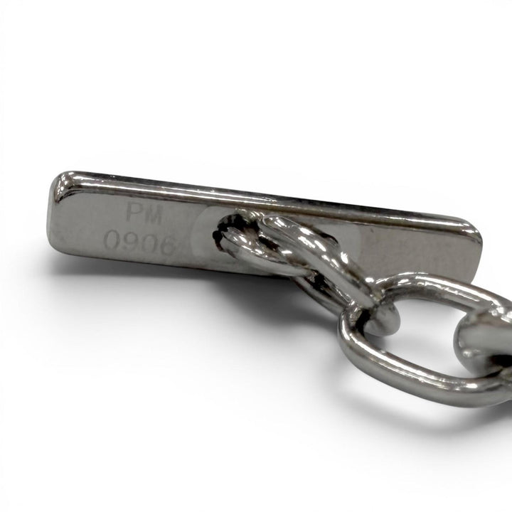 Great GUCCI bracelet Interlocking G Silver ー mens