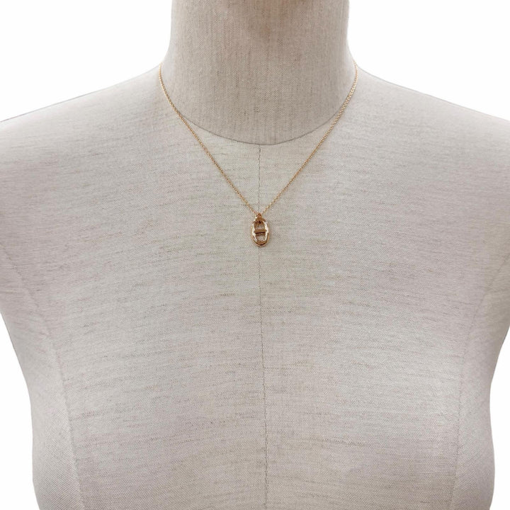 Excellent HERMES Necklace Farandole PM Pink gold 750 Women 25A344374