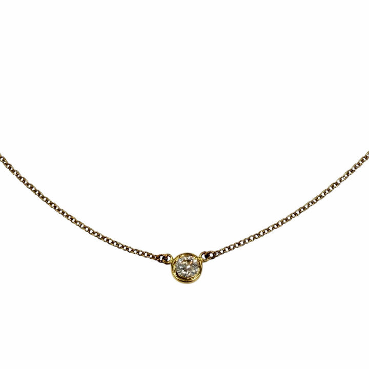Great TIFFANY&Co. Necklace Yellow Gold 750 Women