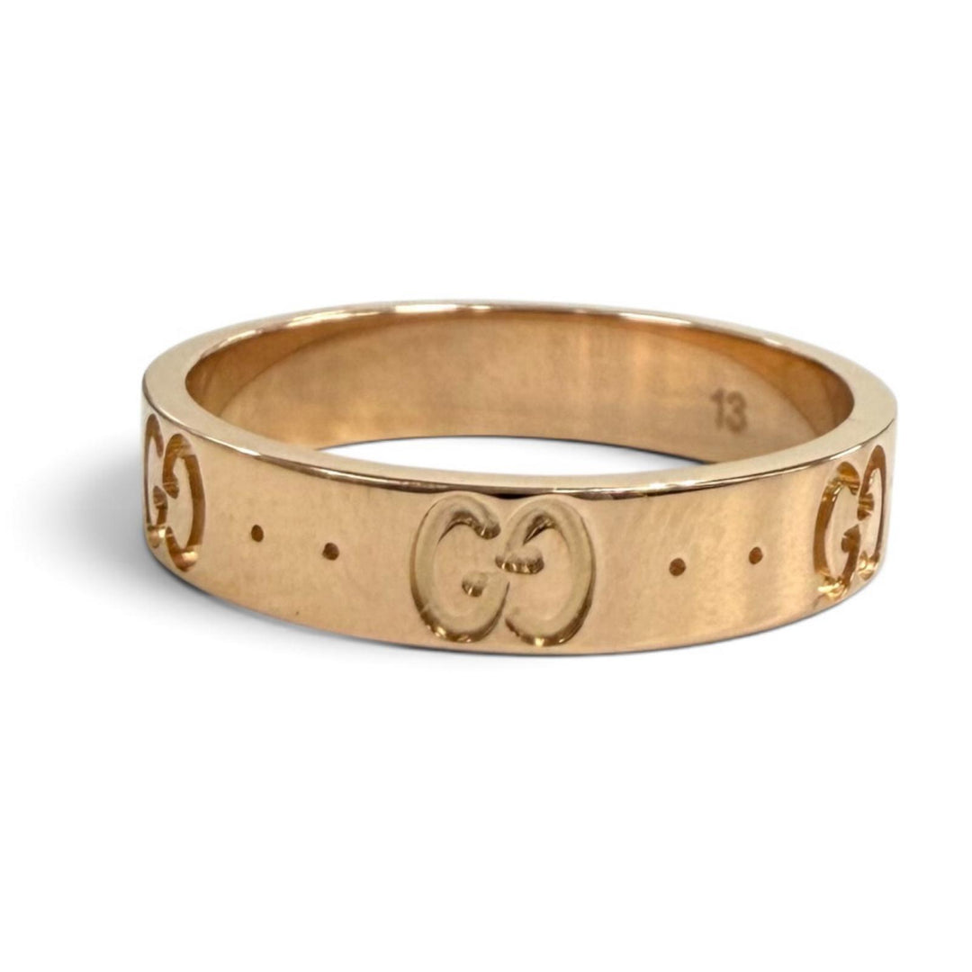 Excellent GUCCI Ring ring Icon ring Pink gold 750(PG) Women 660070