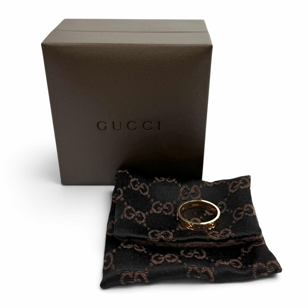 Excellent GUCCI Ring ring Icon ring Pink gold 750(PG) Women 660070