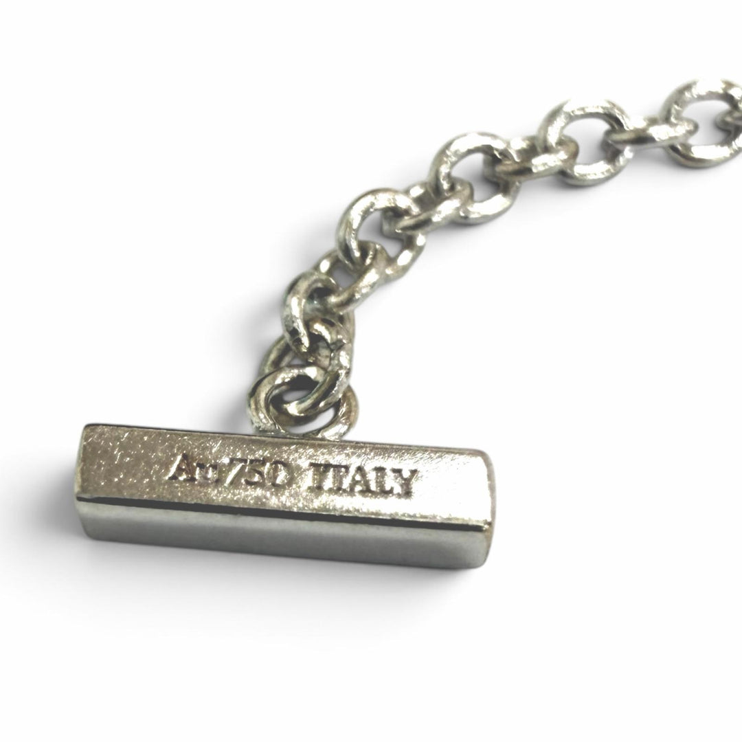 Great TIFFANY&Co. bracelet T Smile Accessories White gold AU750