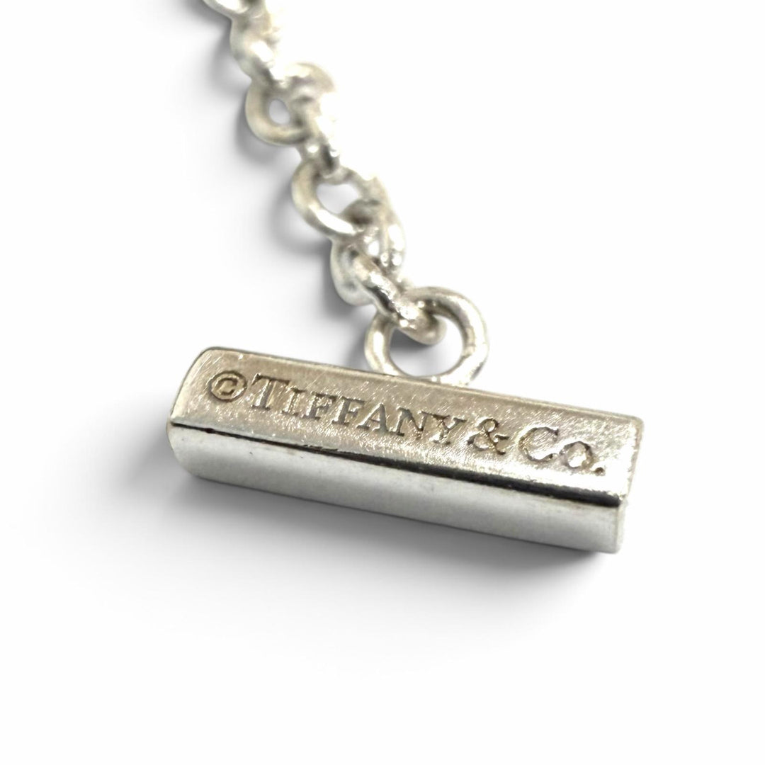 Great TIFFANY&Co. bracelet T Smile Accessories White gold AU750