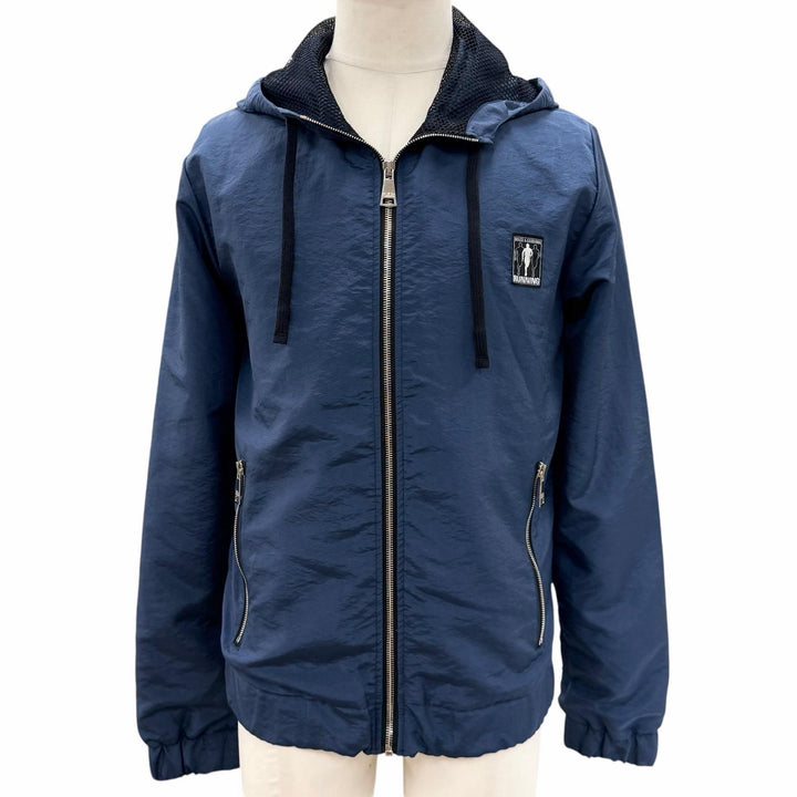 Excellent DOLCE&GABBANA hoodie Navy Nylon mens 44 G9AH5T/G7VND