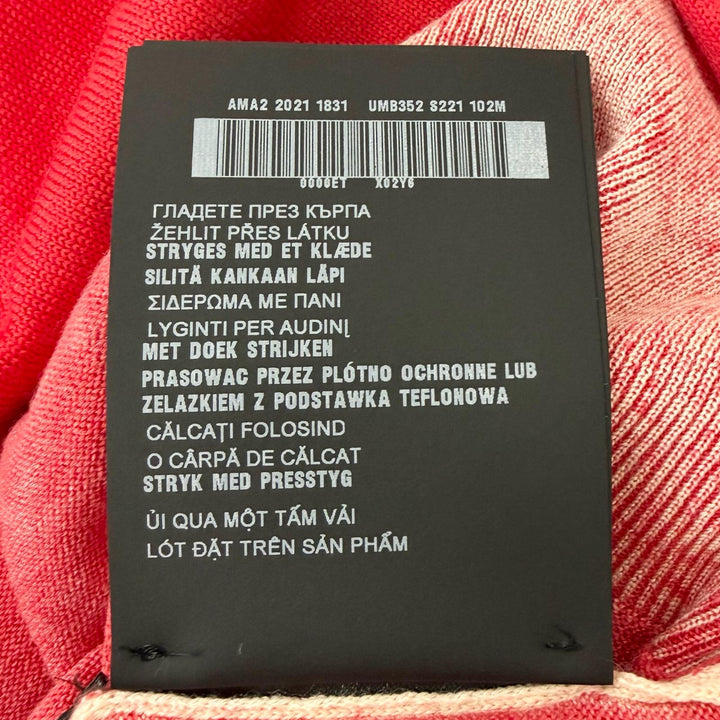 Excellent PRADA Short sleeve polo shirt Logo embroidery, lightweight knit Red