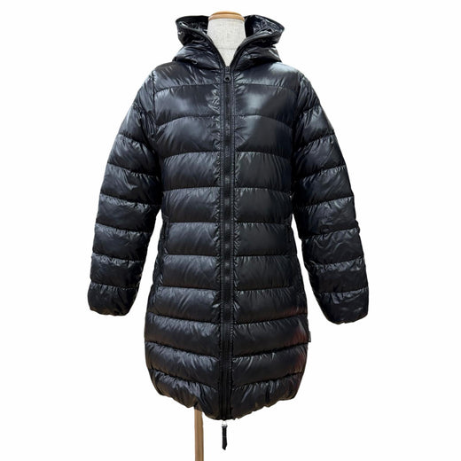 Excellent DUVETICA down coat ACE Aceh Hooded black Nylon Women 42 D8111140N00
