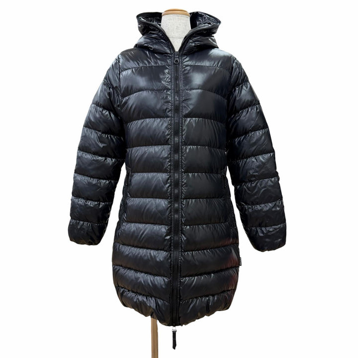 Excellent DUVETICA down coat ACE Aceh Hooded black Nylon Women 42 D8111140N00