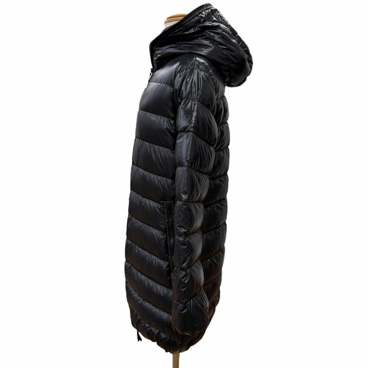 Excellent DUVETICA down coat ACE Aceh Hooded black Nylon Women 42 D8111140N00