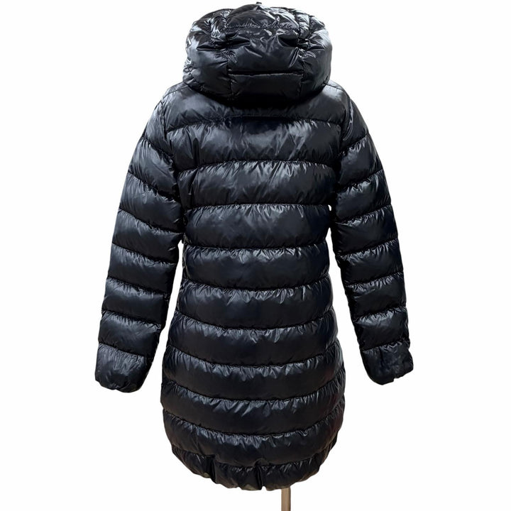 Excellent DUVETICA down coat ACE Aceh Hooded black Nylon Women 42 D8111140N00