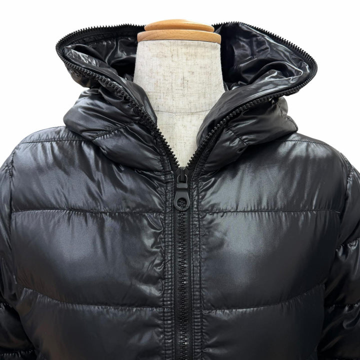 Excellent DUVETICA down coat ACE Aceh Hooded black Nylon Women 42 D8111140N00