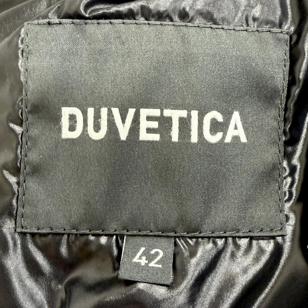 Excellent DUVETICA down coat ACE Aceh Hooded black Nylon Women 42 D8111140N00