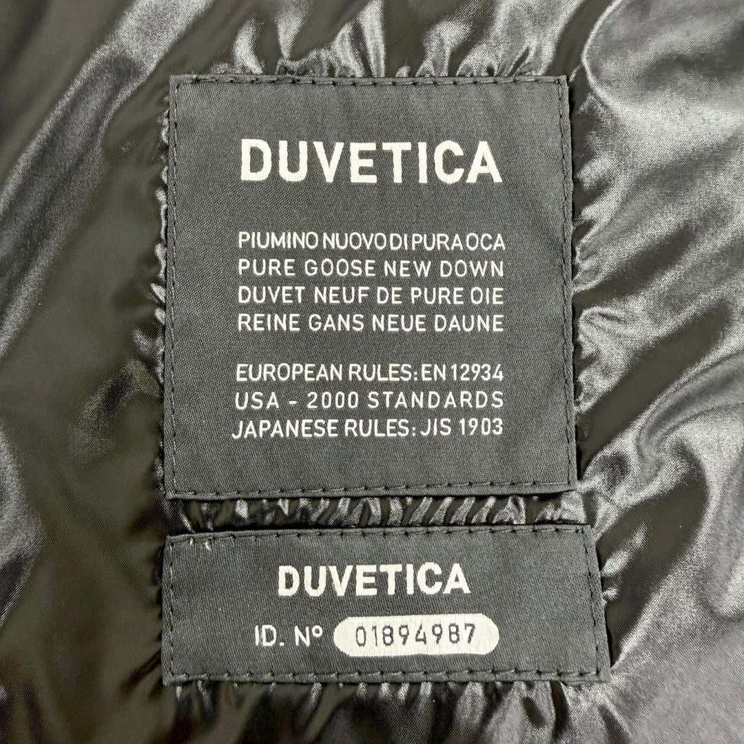 Excellent DUVETICA down coat ACE Aceh Hooded black Nylon Women 42 D8111140N00