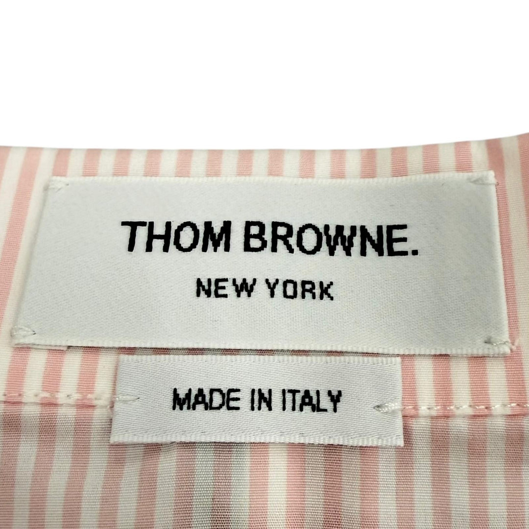 Great THOM BROWNE two-piece set Stripe Pattern Pajamas cotton 4 MPJ001A-08068680