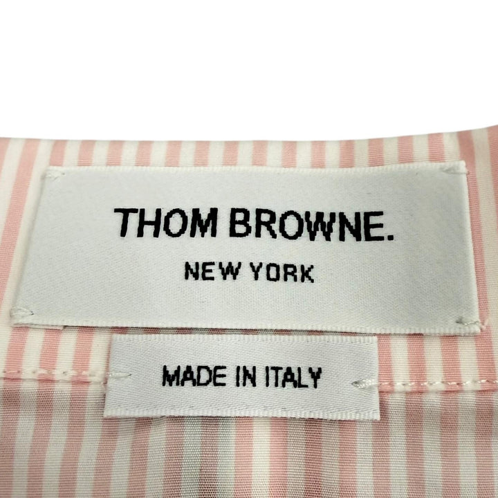Great THOM BROWNE two-piece set Stripe Pattern Pajamas cotton 4 MPJ001A-08068680