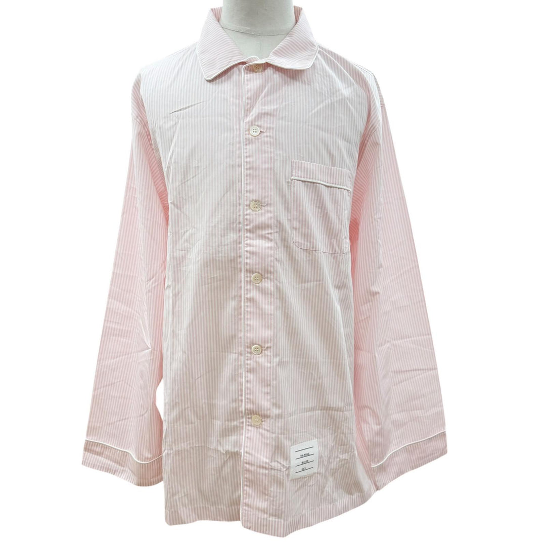 Great THOM BROWNE two-piece set Stripe Pattern Pajamas cotton 4 MPJ001A-08068680
