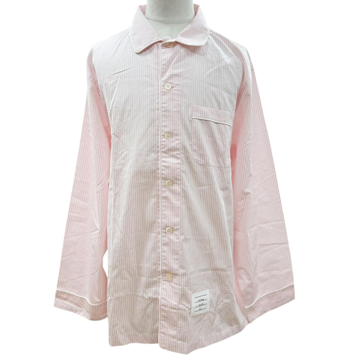 Great THOM BROWNE two-piece set Stripe Pattern Pajamas cotton 4 MPJ001A-08068680