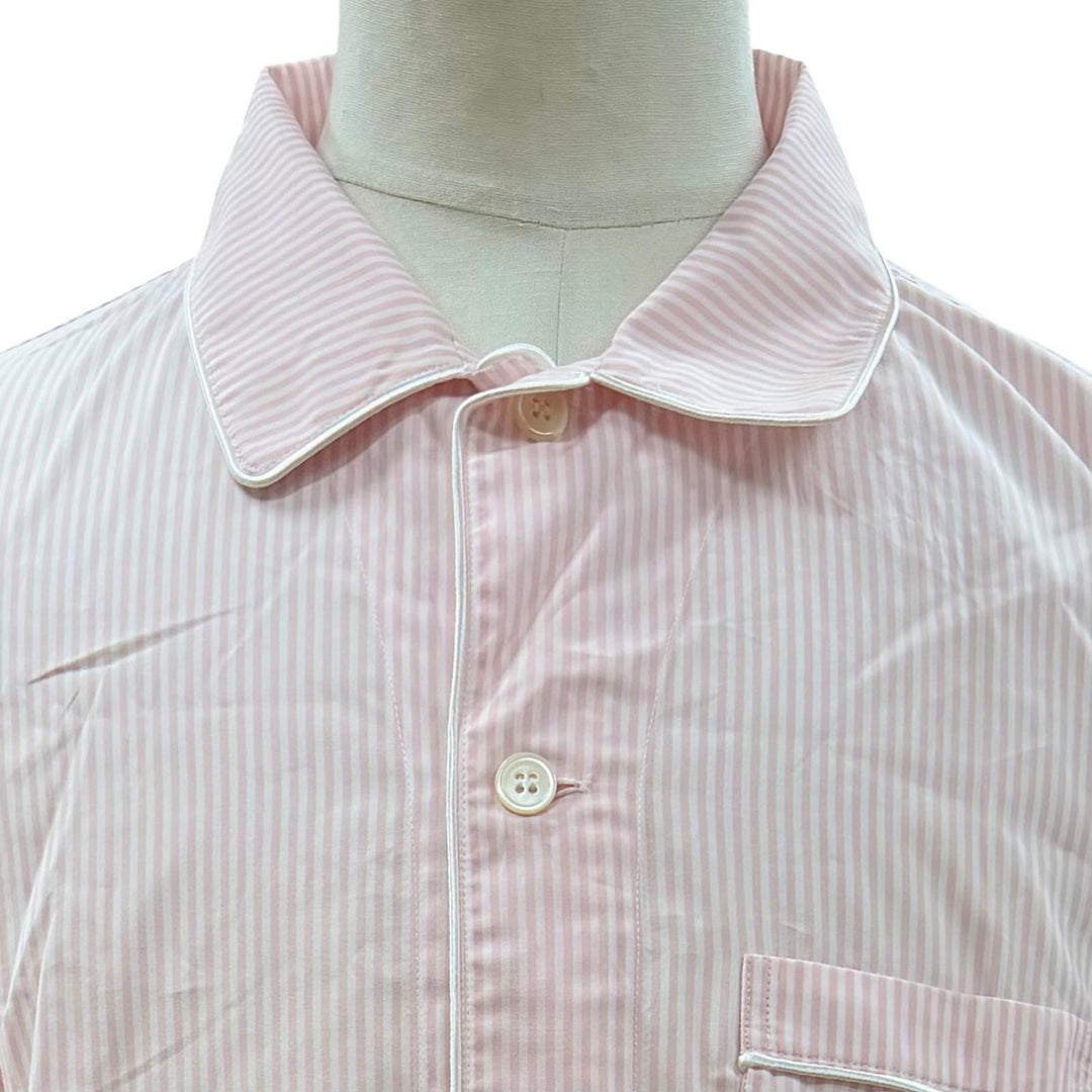 Great THOM BROWNE two-piece set Stripe Pattern Pajamas cotton 4 MPJ001A-08068680