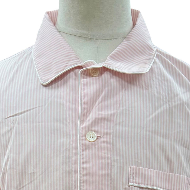 Great THOM BROWNE two-piece set Stripe Pattern Pajamas cotton 4 MPJ001A-08068680