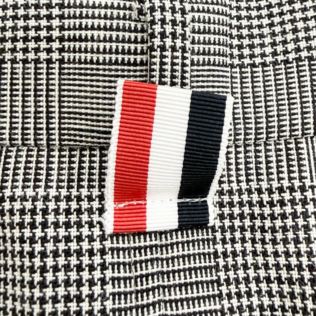 Pristine THOM BROWNE Mini skirt Glen Check Pattern gray wool 1 MGC120B-05610