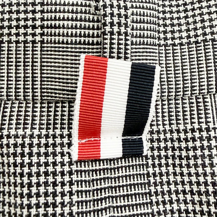 Pristine THOM BROWNE Mini skirt Glen Check Pattern gray wool 1 MGC120B-05610