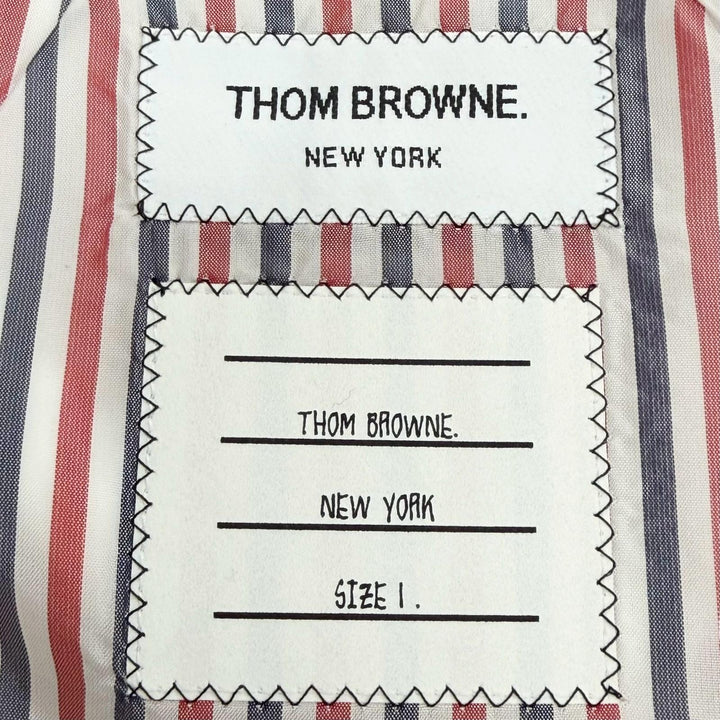 Pristine THOM BROWNE Mini skirt Glen Check Pattern gray wool 1 MGC120B-05610