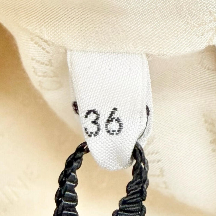 Pristine CELINE Mini skirt trapeze mini skirt cream wool Women 36 2J8330794
