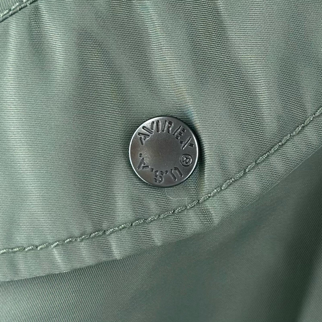 Pristine AVIREX Blouson L-2 5th AIR FORCE 5th Air Force MA-1 Flight Jacket khaki