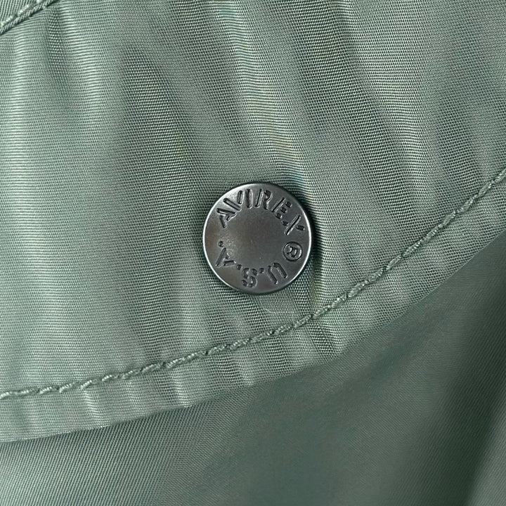 Pristine AVIREX Blouson L-2 5th AIR FORCE 5th Air Force MA-1 Flight Jacket khaki