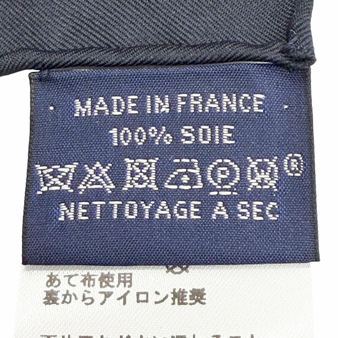 Pristine HERMES poncho Dossard Coaching Jacquard woven shoulder shawl silk