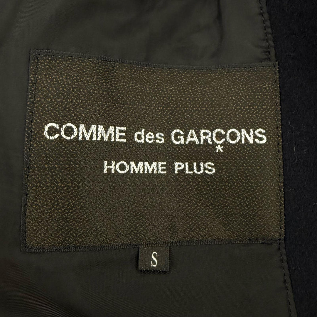 Great COMME des GARCONS HOMME PLUS coat black wool mens S PD-C005