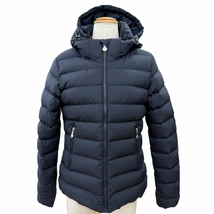 Great Pyrenex Down jacket SPOUTNIC SOFT JPN Logo patch Hooded Navy 36