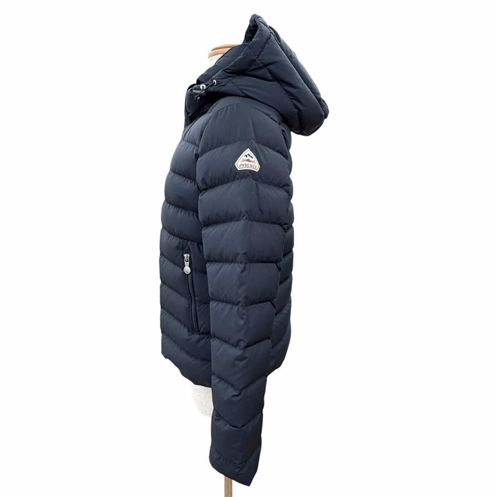 Great Pyrenex Down jacket SPOUTNIC SOFT JPN Logo patch Hooded Navy 36