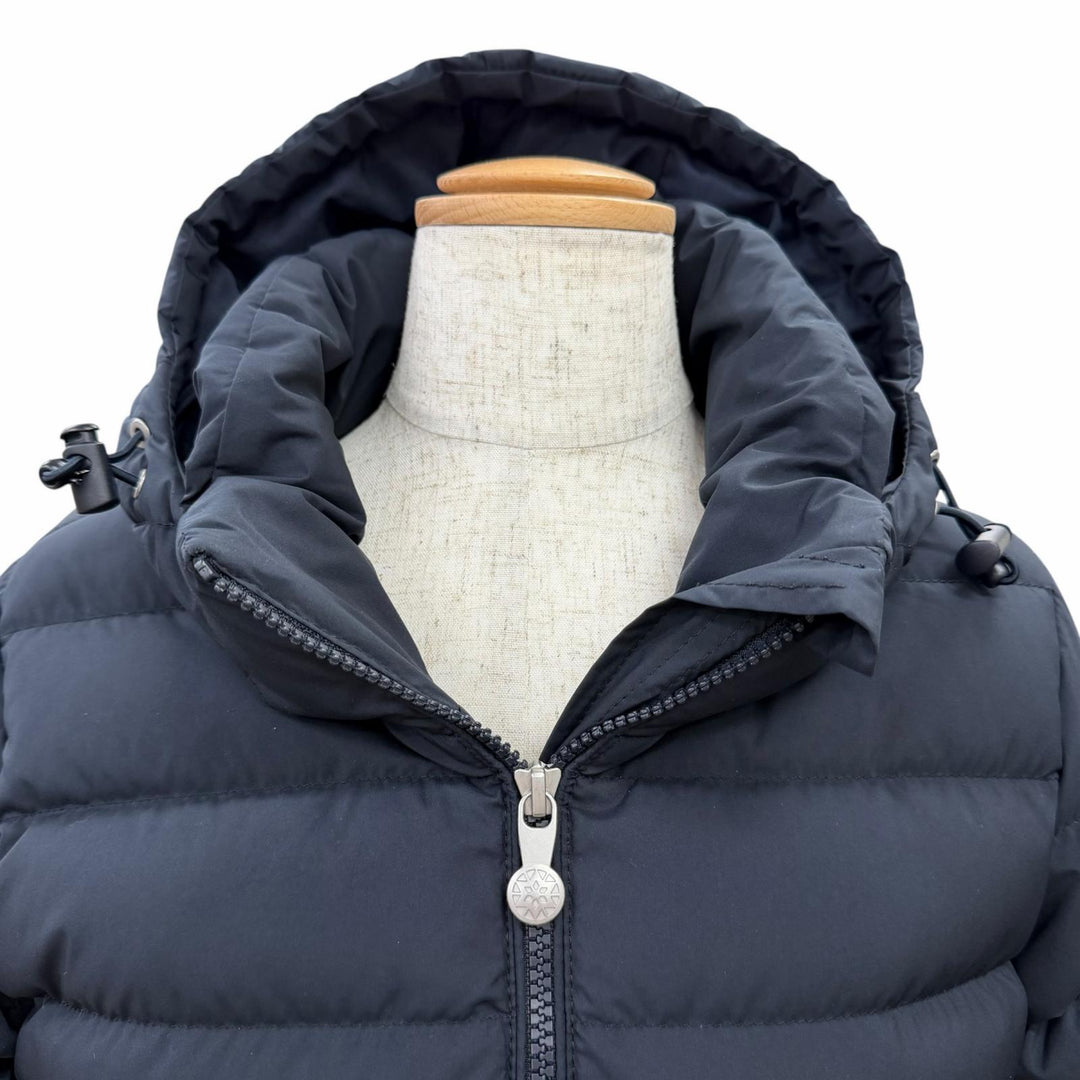 Great Pyrenex Down jacket SPOUTNIC SOFT JPN Logo patch Hooded Navy 36