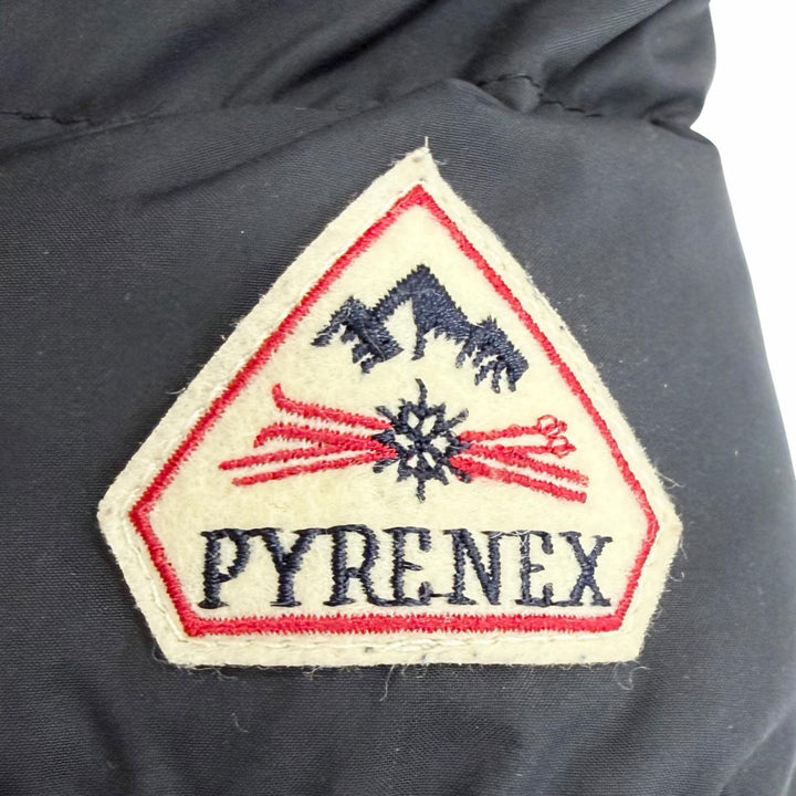 Great Pyrenex Down jacket SPOUTNIC SOFT JPN Logo patch Hooded Navy 36