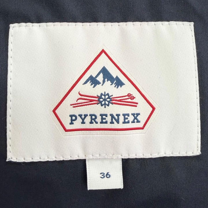 Great Pyrenex Down jacket SPOUTNIC SOFT JPN Logo patch Hooded Navy 36