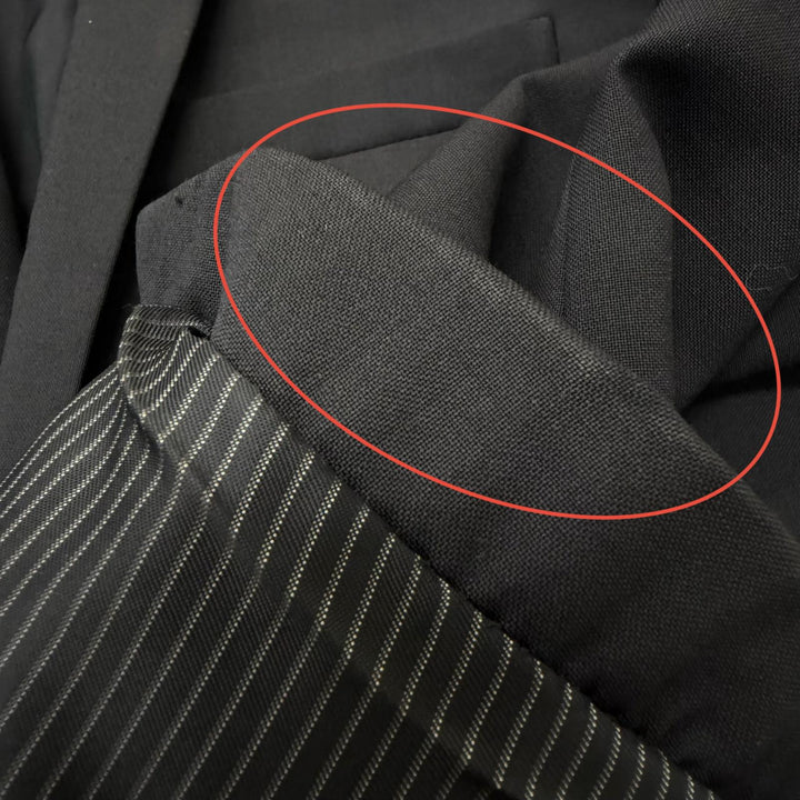 Great Dior HOMME tailored jacket Narrow Lapel Single black wool 003C207A0559