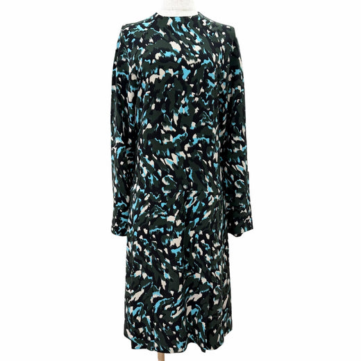 Pristine BURBERRY one piece Camouflage Pattern Long-Sleeve Crew Neck 36 80774681