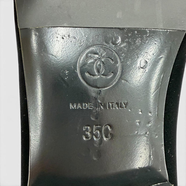 Excellent CHANEL ballerina Métiers d'Art Collection COCO Mark 35 22B G02819
