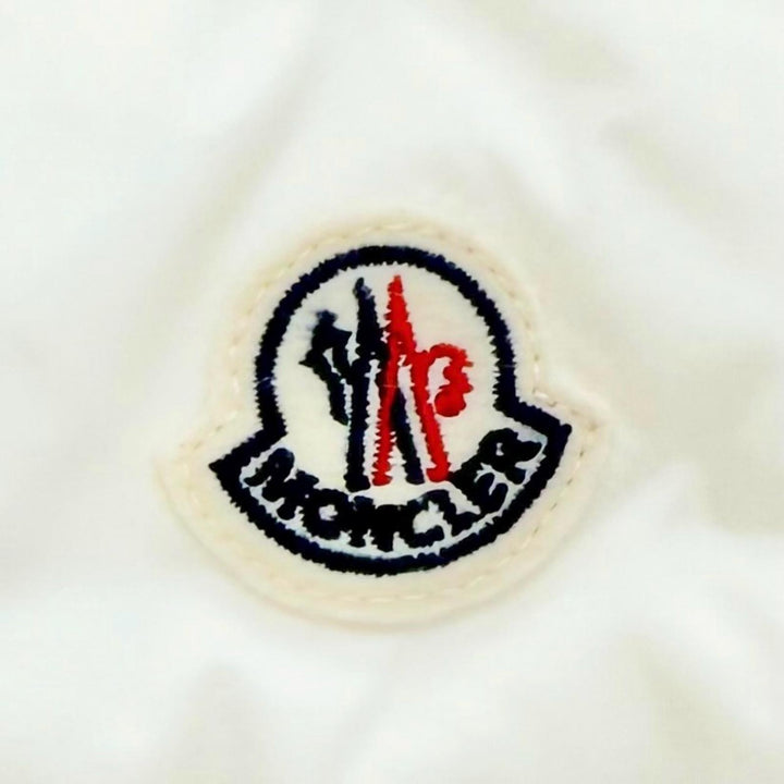 Excellent MONCLER CARDIGAN TRICOT Logo patch, down-paneled, zip-up knit jacket M