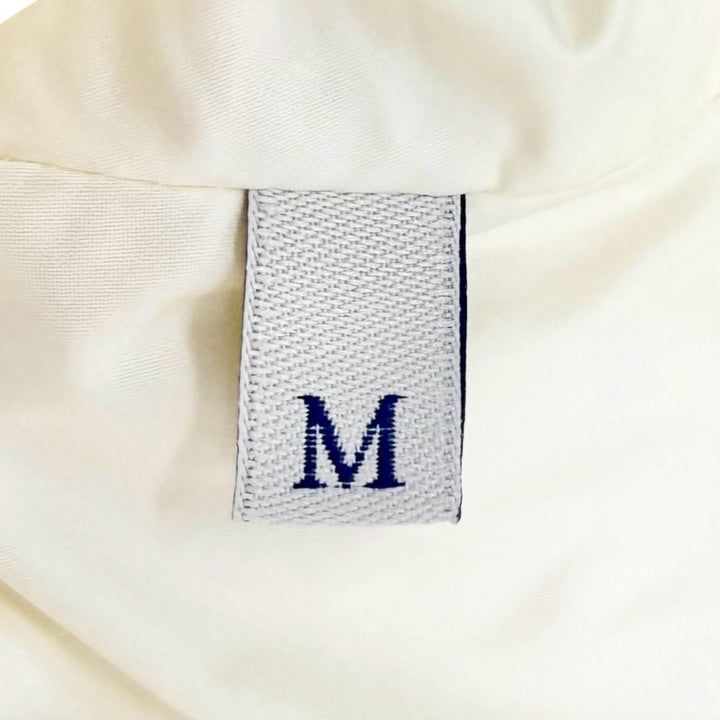 Excellent MONCLER CARDIGAN TRICOT Logo patch, down-paneled, zip-up knit jacket M