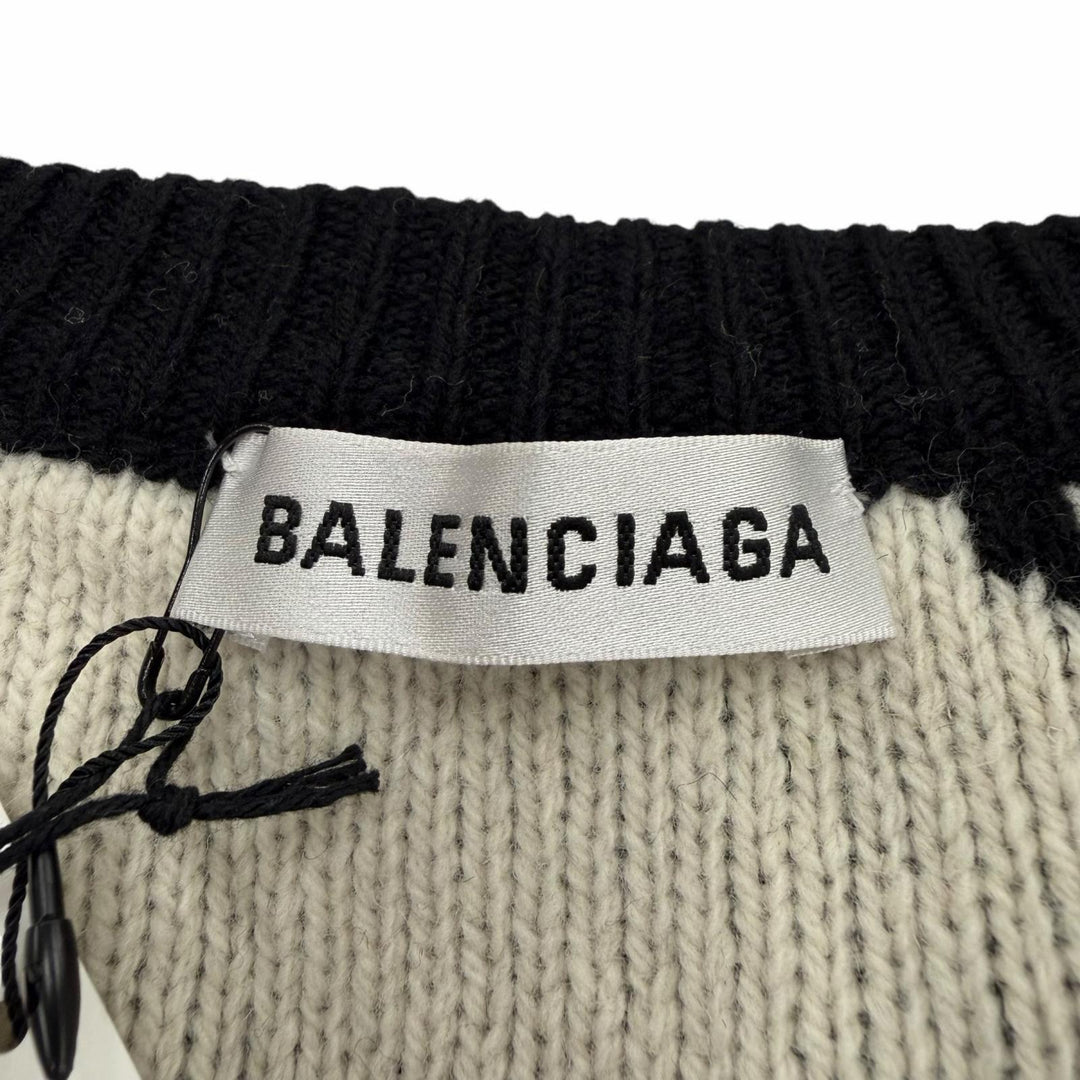Pristine BALENCIAGA sweater black Camel mens 38 529061